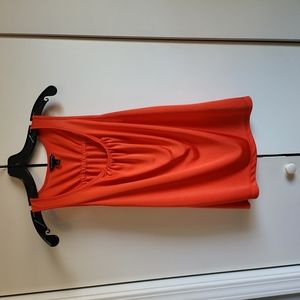 Banana Republic Shimmery orange sleeveless blouse